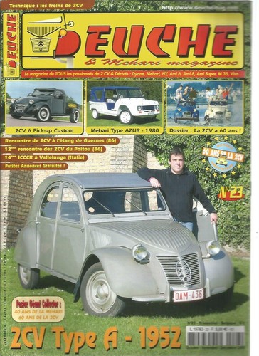 Deuche mehari magazine n 23 - deuche,