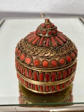 Boîte Votive Laiton et Corail