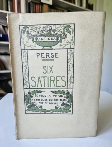 Perse six satires enseigne - perse,