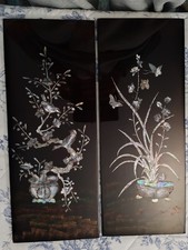 2 Tableaux 49x20 Vietnamien