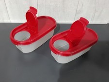  TUPPERWARE Boite Modulaire   0.5 L Haut. 6 Cm -  Ouvertures Rangement Aliment