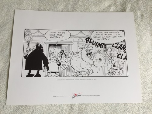 Sérigraphie astérix les - et,