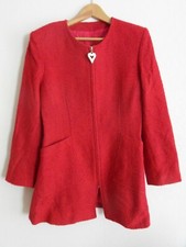 Veste rouge col rond DIETER