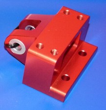 Chape aluminium rouge