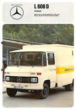 MERCEDES UTILITAIRES / PROSPECTUS 100 g / L 608 D CHASSIS