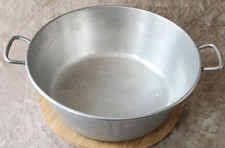 Ancienne grande bassine à confiture 36 cm  aluminium TOURNUS UNIS FRANCE Vintage