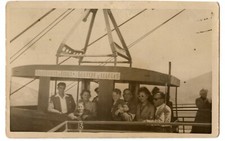 Téléphérique du Béout le Gouffre de Lourdes Groupe -   Photo ancienne an. 1950