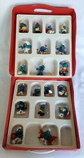 Vintage SMURFS of PEYO Mini Collectibles Case Lot of 19 Figurines