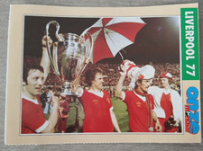 Fiche Onze Mondial card LIVERPOOL 1977 VAINQUEUR coupe europe lfc borussia