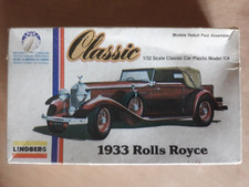 maquette 1/32e auto Lindberg Rolls Royce 1933, non degrappée