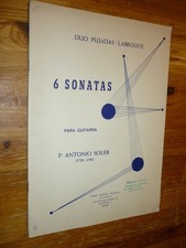 partitions guitare -	Soler P