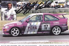 carte voiture course     FORD  ESCORT   COSWORTH  RALF  KELLENERS