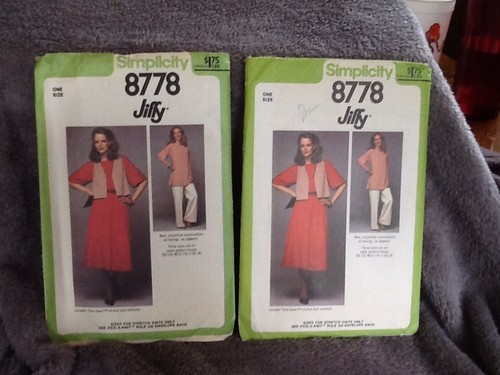 8778 uncut simplicity sewing - simplicity,
