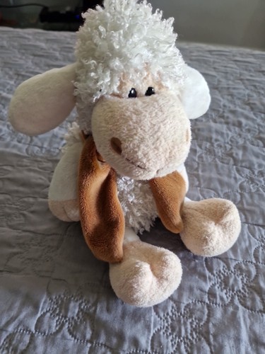 Doudou peluche mouton - , blanc