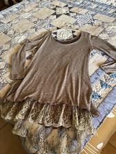 Jolie Tunique Volant Dentelles