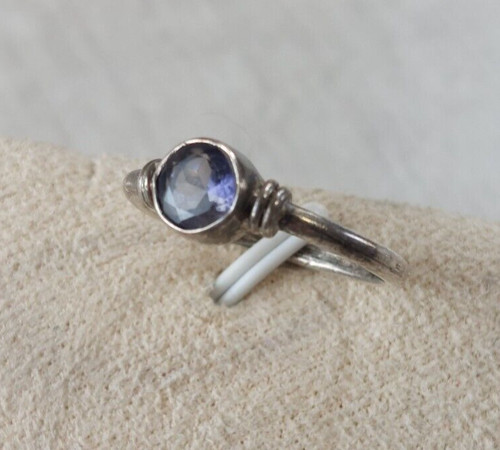 Ancienne bague pierre bleue - ancienne,