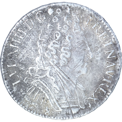 Louis xiv écu aux - aux, couronnes