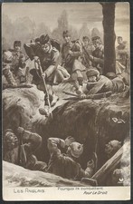 CARTE POSTALE 14-18:LES  ANGLAIS-POURQUOI ILS  COMBATTENT POUR LE DROIT