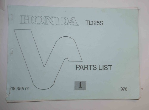 Reproduction parts list - reproduction, –