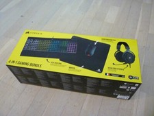 boite vide corsair 4-in -1 gaming bundle k55 mm100 hs50  attention boite vide