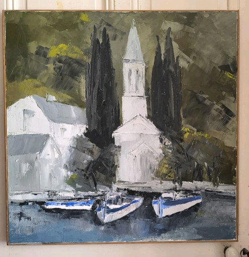 Tableau huile sur toile - huile,