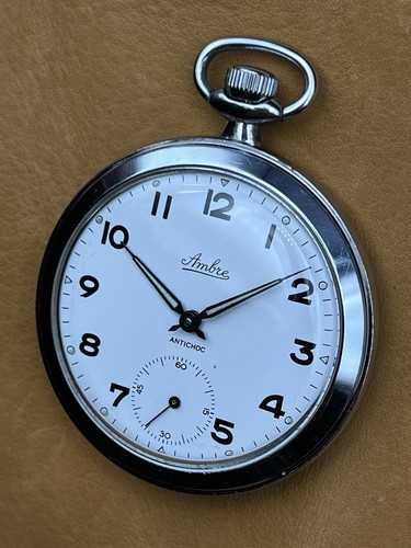 Montre poche ambre - poche,