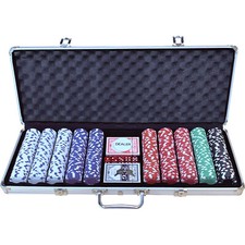 Coffret de poker aluminium 500