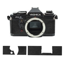 Premium Textured Leather Cover Kit   ---  Yashica  FX-D  --- Black
