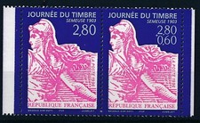 Timbre France  P2991A** PAIRE DU CARNET JOURNEE DU TIMBRE 1996