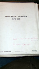 Fiat Someca tracteur 550 + DT : catalogue de pièces 1971