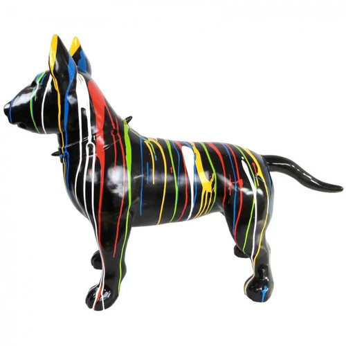 Statue chien bull terrier