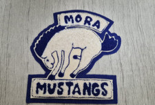 PATCH ECUSSON BRODE MORA MUSTANGS | Baseball Football Sport Université | 16x16cm