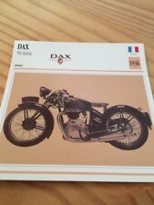 Dax 500 Rafale 1936 Carte moto Collection Atlas France