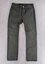 Jean Baggy Levi's 501 W33 L34 Noir Button Fly Streetwear Skate