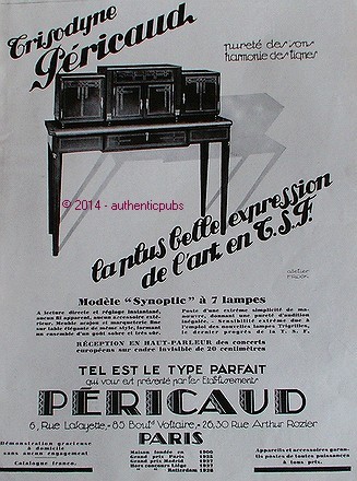 Publicite pericaud trisodyne - publicite,