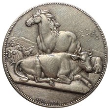 Médaille de récompense argent " Comice Agricole de ROUEN " DUBOIS