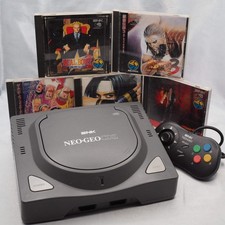 NEO GEO CD Z Console System CD-T02 + 5 Jeux SET SNK Testé Fonctionnel NTSC-J