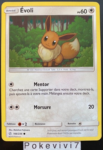 Carte pokemon evoli - evoli, 166/236
