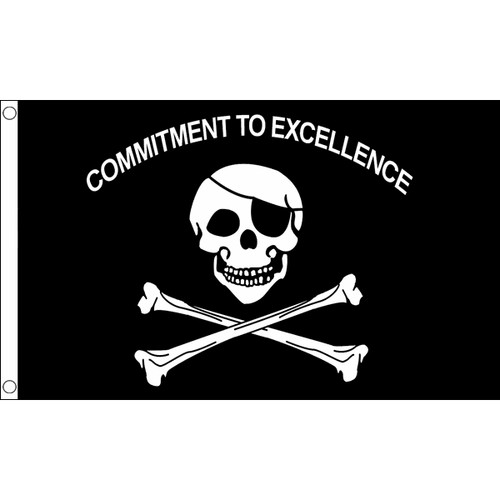 Drapeau pirate commitment - pirate, to