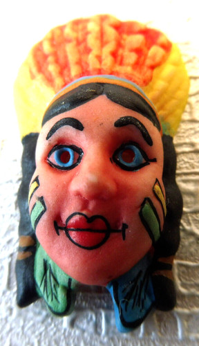 Fève masque d indien - masque, d'indien