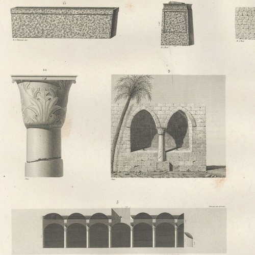 Alexandrie colonnes sarcophage - colonnes,