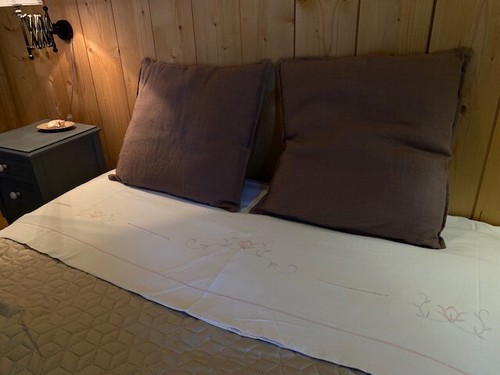 Grand drap ancien avec