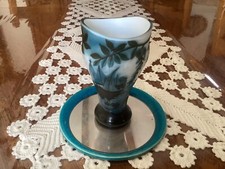 Ancien vase pâte  de verre DE