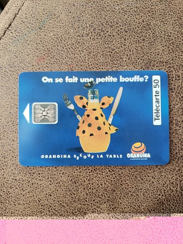 Telecarte orangina secoue - telecarte,