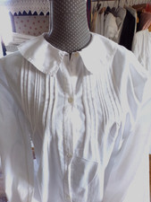 Chemise Longue ancienne en Fil Grande Taille