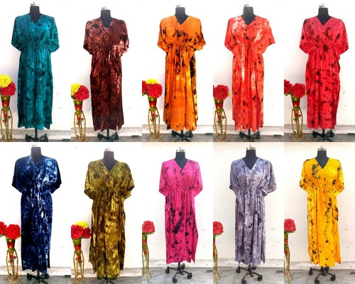 Indien rayon femmes nuit - indien, robe