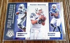 Peyton Manning/Edgerrin James/Reggie Wayne 2020 Panini Mosaic Flea Flicker #9...