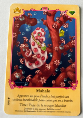 Carte bella sara mahalo - c8/,