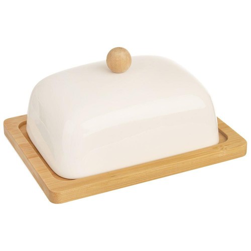 Beurrier porcelaine bambou - beurrier,