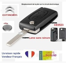 Coque clé plip 2BT Citroën